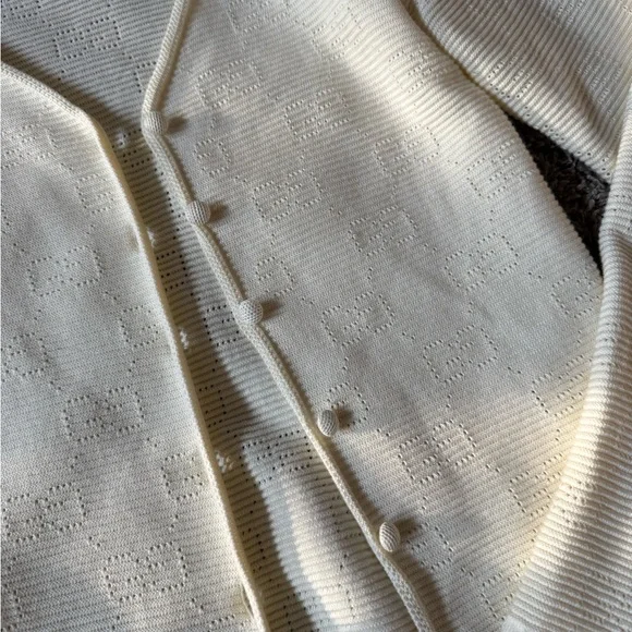 Gucci monogram button up sweater 100% cotton - Picture 9 of 9